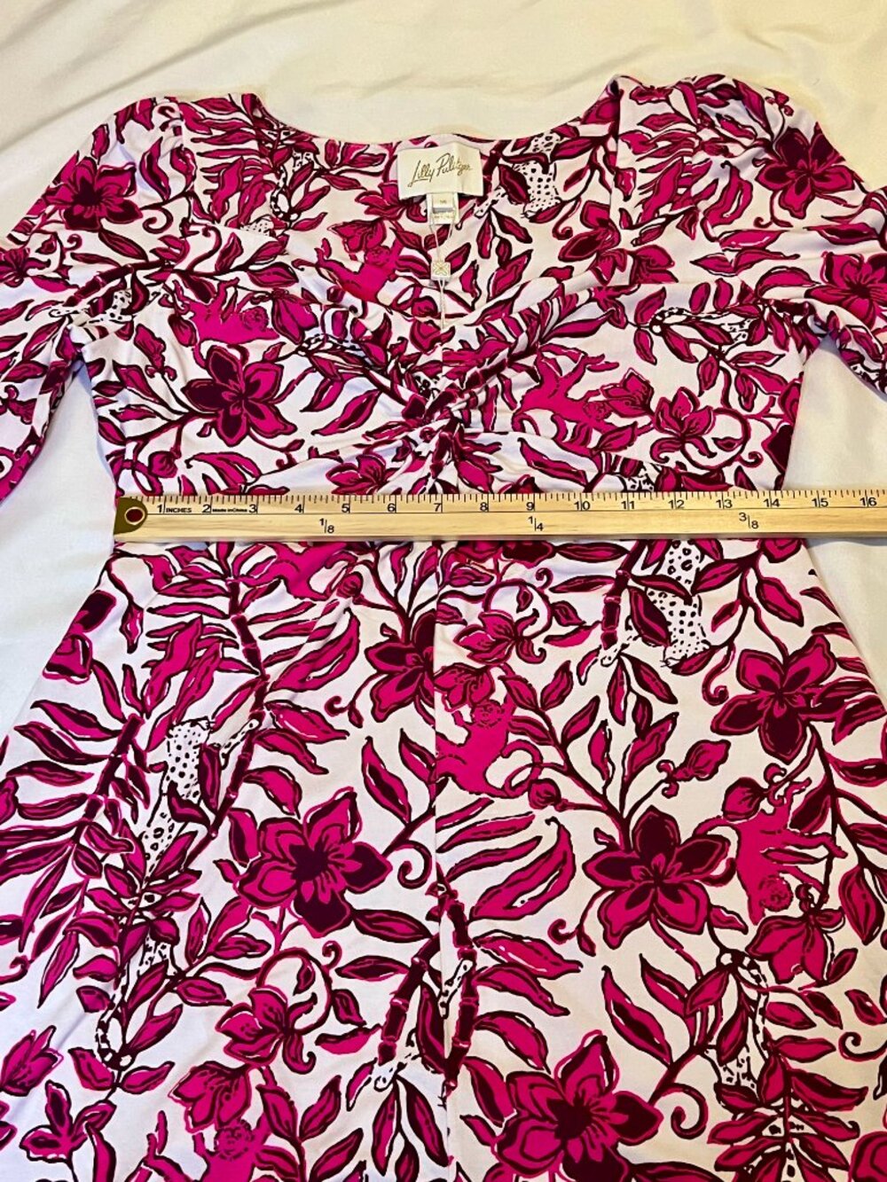 NWT Lilly Pulitzer Anne Skirted Romper In Elder Blossom Size Medium Floral - Picture 11 of 14
